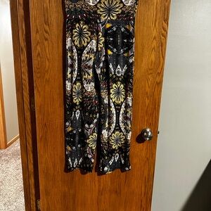 Women's Multicolor Patterned Palazzo Pants